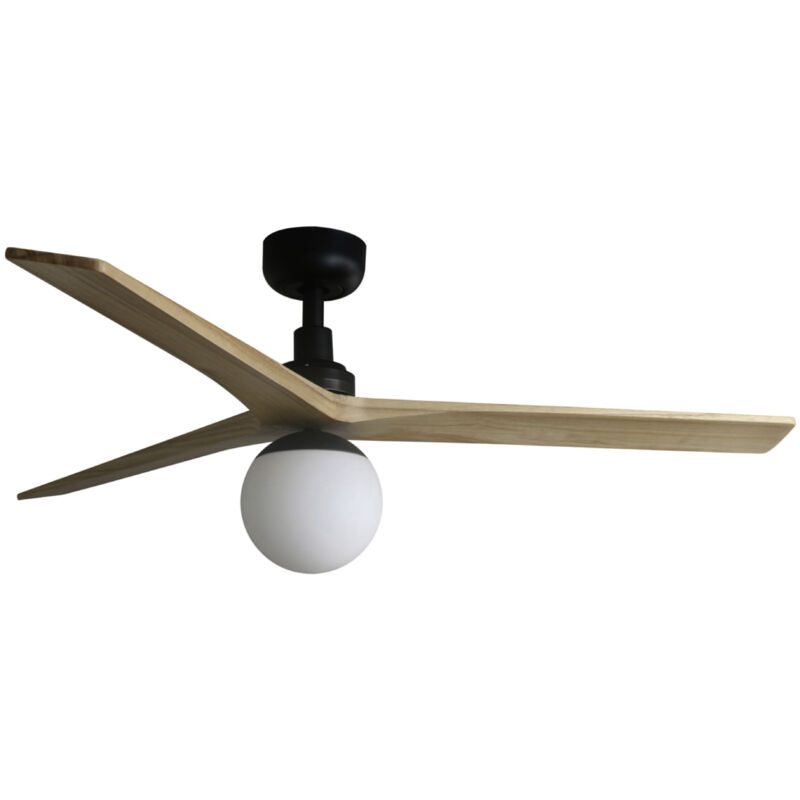 Image of DC Ceiling Fan Klim M Black-Oak&hellip;