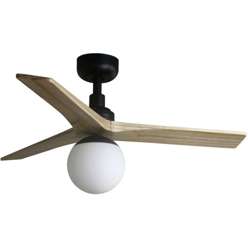 Image of Dc Ceiling Fan Klim s Black-Oak&hellip;