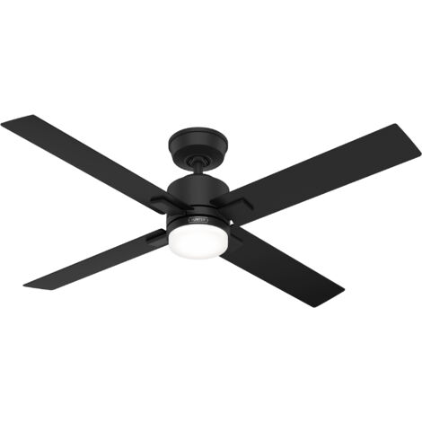 DC Ceiling Fan Mila Black with LED Light & Remote