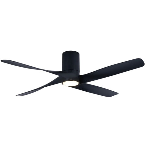 DC Ceiling Fan Riviera Black with LED & Remote
