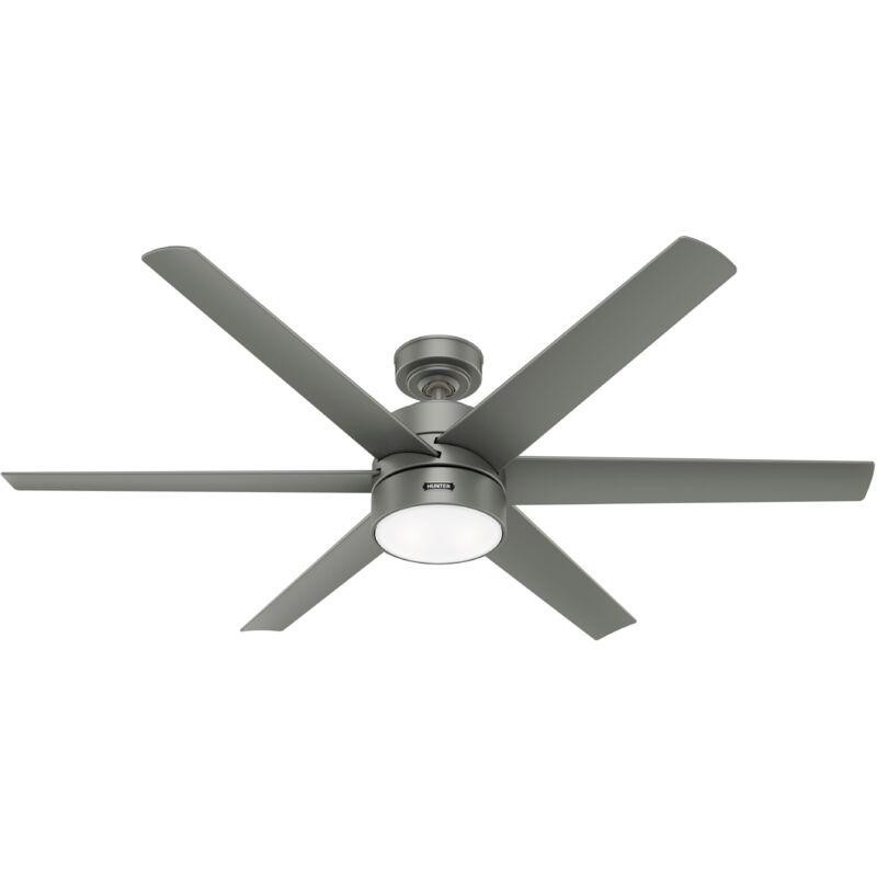 Image of Dc Ceiling Fan Solaria Silver with&hellip;