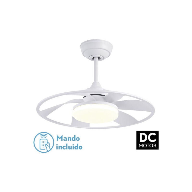 Ventilator Dc Celsius 26w White 6 Blades 55d 2950lm 3000-4000-6500k 6vel. Fernbedienung, Speicher & Timer - Fabrilamp