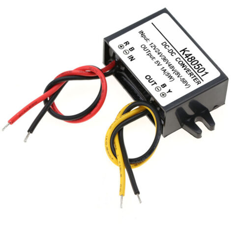 DC-DC 12V/24V/36V/48V à 5V 1A Buck Converter Module d'alimentation abaisseur