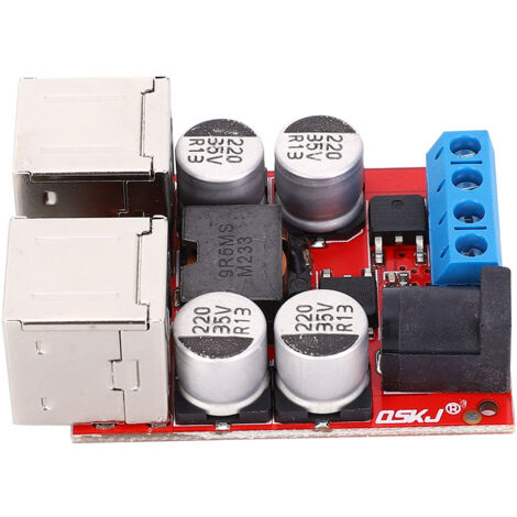 DC-DC Convertisseur Tension Step Down Module De Puissance De Voiture 12V 24V 8-35V à 5V 8A 4 Chargeur de Téléphone USB