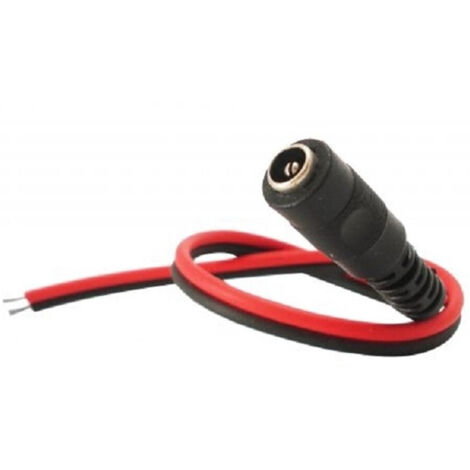 Dc Female Connector Cable 23 Cm 2.1x5.5mm Cctv Camera Power Supply