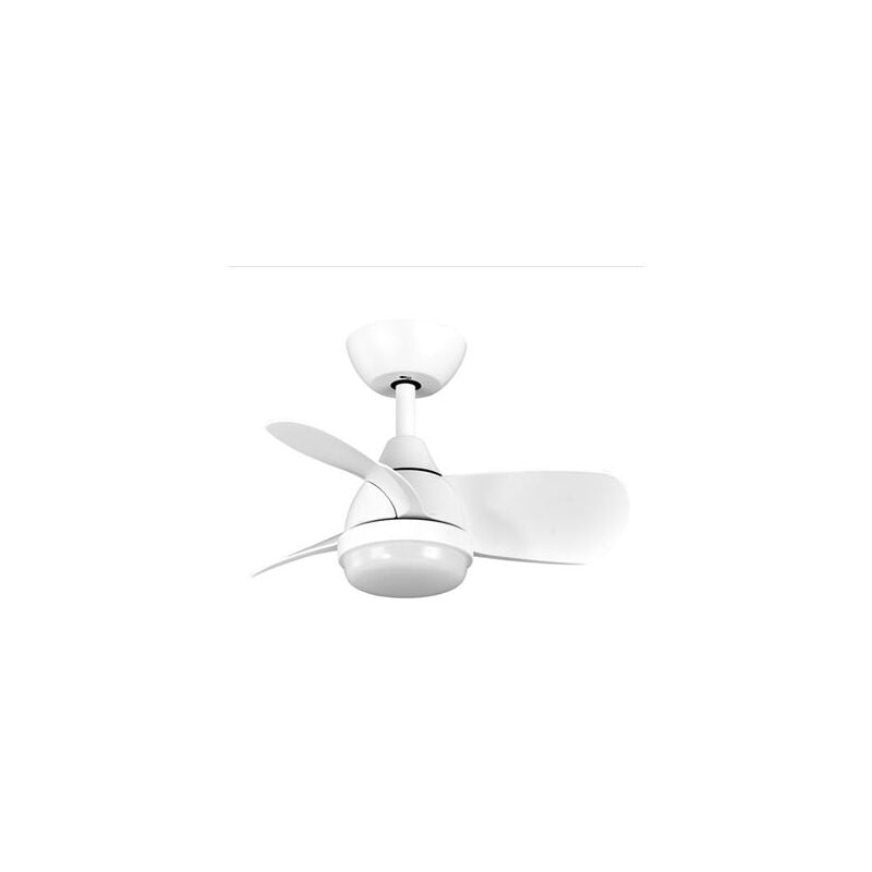 Fabrilamp - Lüfter Dc 24w Pirdo White 3 Flügel 60d 2400lm 6 Vel. 3000-4500-6000k w/ Earthquake, Memory & Timer