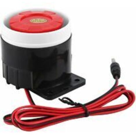 DC Piezo Elektronischer Summer Alarmsirene Sicherheitshupe 12V DC Elektronischer Summer Alarmsirene Sicherheitssirene 120 DB Sirene