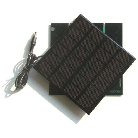 DC sortie 3W 6V silicium monocristallin module de panneau solaire batterie lampe chargeur alimentation