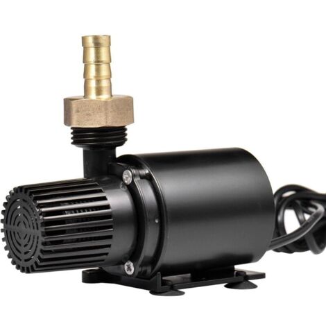 DC Water Pump, 12V DC Amphibious Submersible Water Pump 800L/H 5M for Water Circulation in Swimming Pools, Fountains, Solar Water Pumps, Aquariums, Ponds