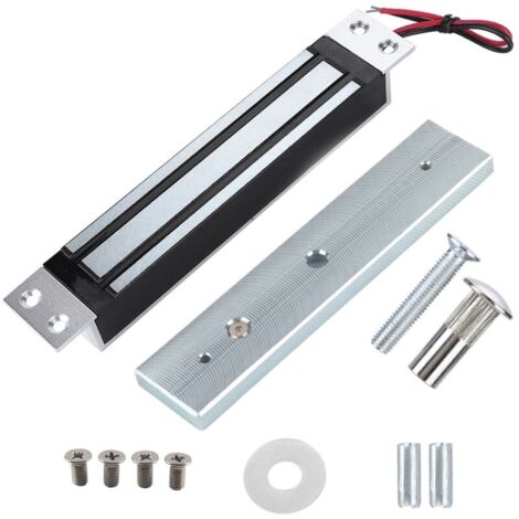 DC12V 280kg/600Lbs Serrure magnétique électrique Force de maintien Serrure électromagnétique Mode NC sécurisé
