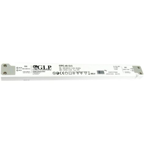 DC12V Fuente de alimentación LED 60W GLP