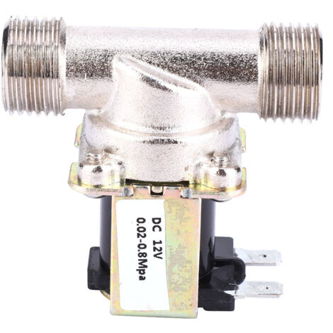DC12V G1/2 NC elektrisches Magnetventil aus Messing, normalerweise geschlossener Wassereinlass.