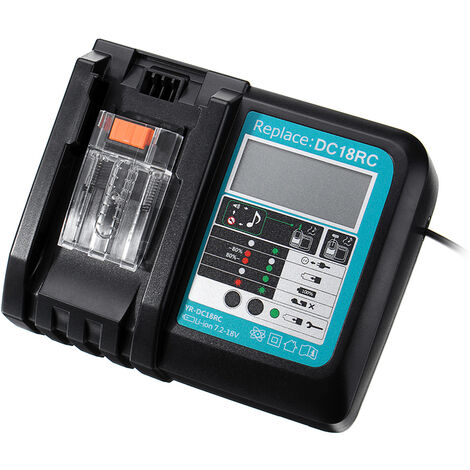 DC18RC BL1830 BL1840 BL1850 Schnelles Lithium-Ionen-Akkuladegerät für Makita-Akkus