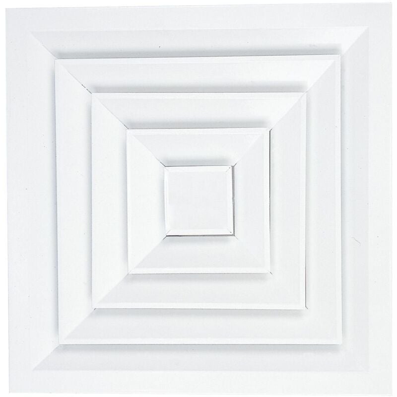 Atlantic - DC4D 375X375 Diffuseur carré 4D 375X375 à noyau démontable plaf. 529368