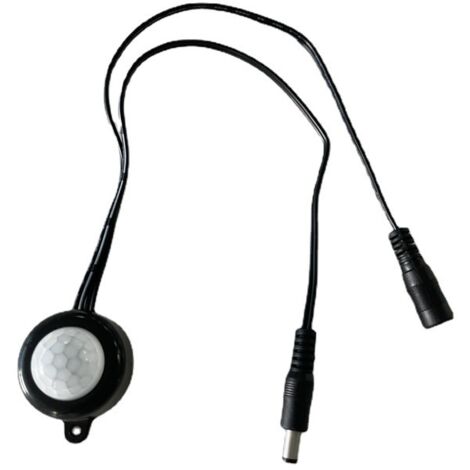 Dc5V-24V 12V 5A Pir Corps De Mouvement Infrarouge Capteur De Detecteur De Capteur Photosensible Commutateur Pour Diodes Electroluminescentes Bande De Lumiere, Noir
