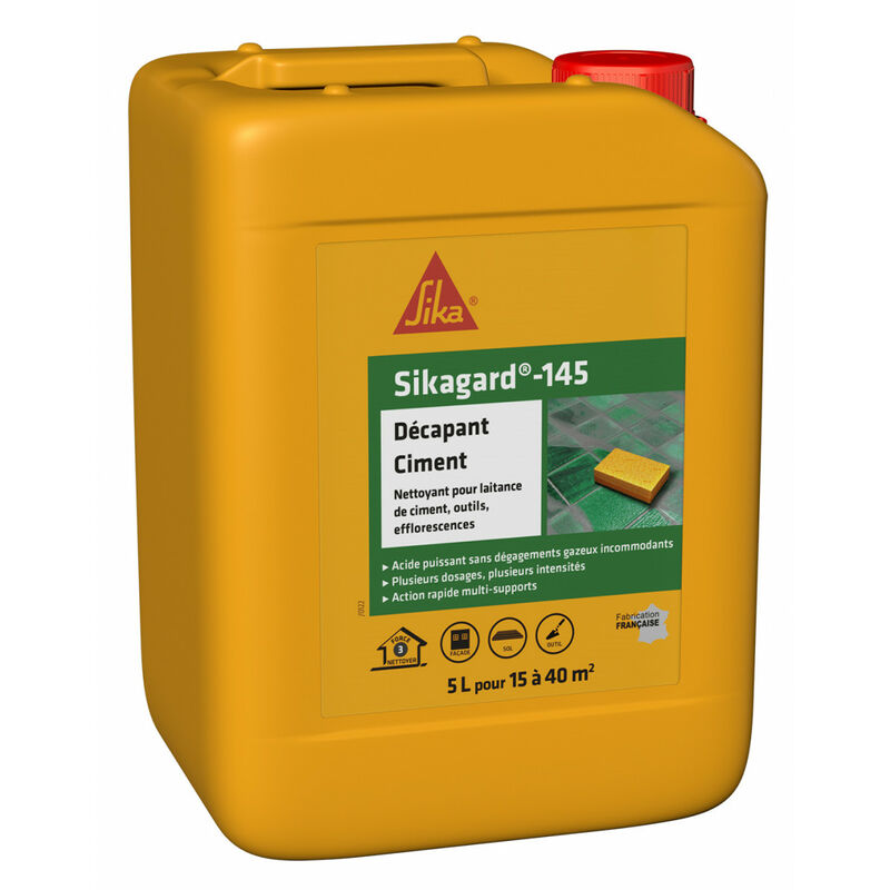 Décapant Ciment Sikagard-145 - Trans 5 L - Trans