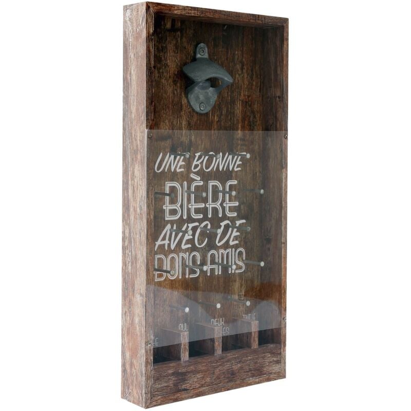 SIL - Décapsuleur en mdf et fer 19 x 40 cm