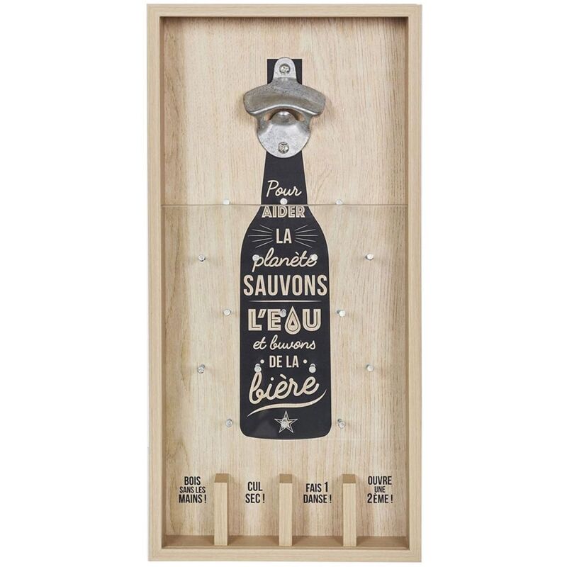 Décapsuleur Jeu Pinko en Bois clair 40 cm