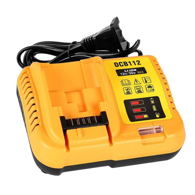 Image of Tlily - DCB112 Batterieladegerät Ersatz für 12V 20V Max Lithium US-Stecker