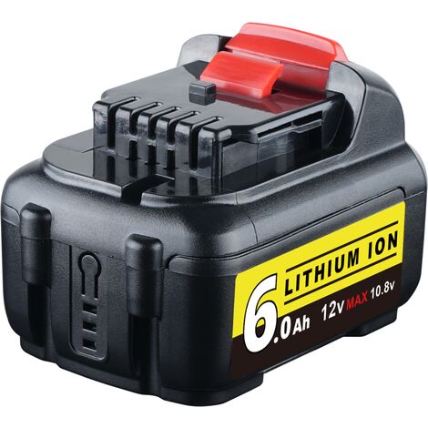 DCB127 Batterie pour DEWALT DCB127-XJ Batterie Li-Ion 6.0Ah 10.8V 12V DCB120 DCB123 DCB127 DCB121 DCD700 DCD710 DCD710S2 DCF610