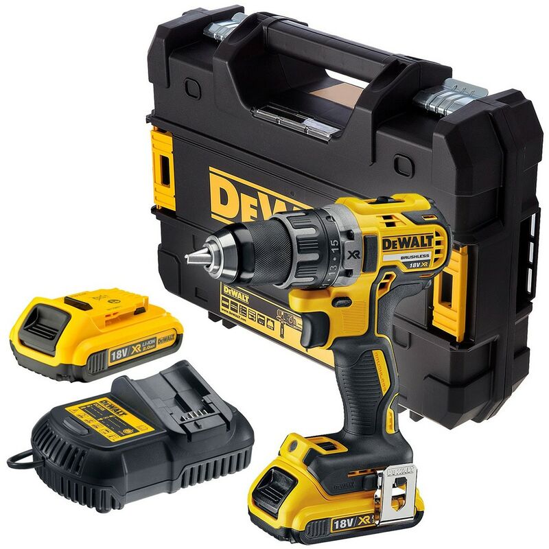 DCD791D2 18v xr Brushless Compact Drill Driver - 2 x 2.0ah Batteries - Dewalt