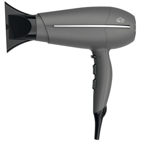 Dcg ASCIUGACAPELLI PROFESSIONALE 2.200 W Col. Grigio - 2 velocitÃE, 3 temperature