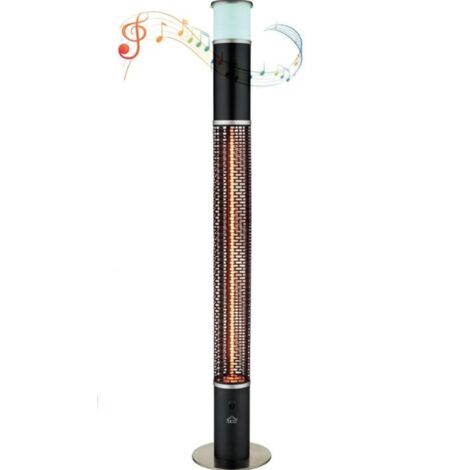 DCG Eltronic SA9321 termoventilador negro 2000W resistente al agua