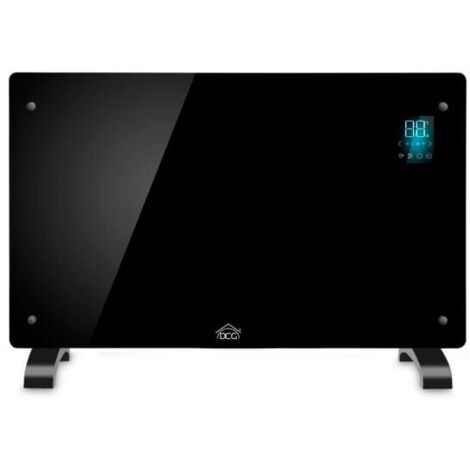 DCG Eltronic TC50TT Pannello Radiante Elettrico Display Touch Pannello in Vetro Temprato Timer