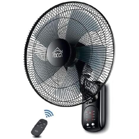 LGVSHOPPING DCG Eltronic VE1697T - Ventilatore da Parete 5 Pale Ø 40 cm con Telecomando