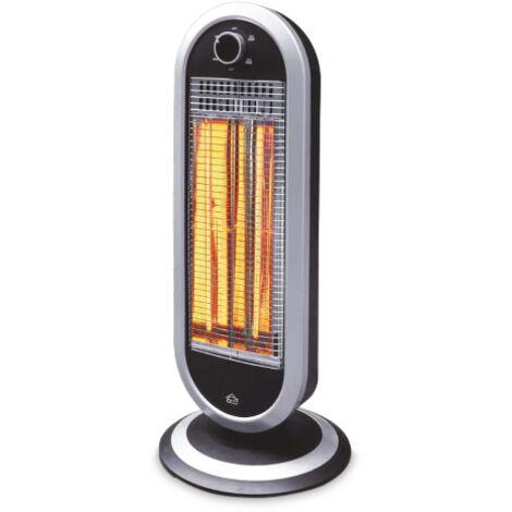 DCG SA9837 Stufa stufetta oscillante girevole alogena al carbonio 900W 2 velocita' anti ribaltamento riscaldamento casa