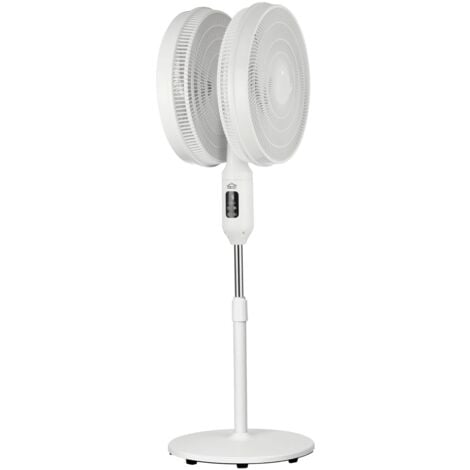 DCG VE208TT ventilatore a piantana doppia esposizione faccia telecomando