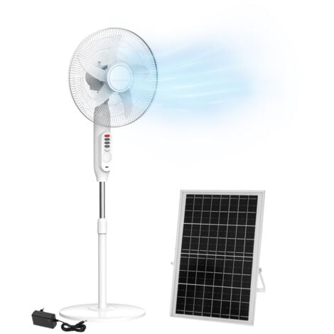 DCG Ventilatore a Piantana con Luce LED e Telecomando