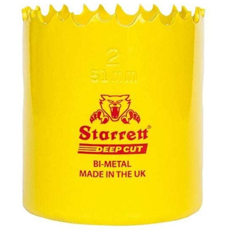 Starrett DCH0414 Deep Cut Bi-Metal Holesaw 108mm STRHS108DC