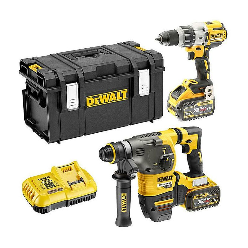 DCK2033X2 flexvolt Twin Pack DCH333 DCD996 2x9.0ah Batts - Dewalt