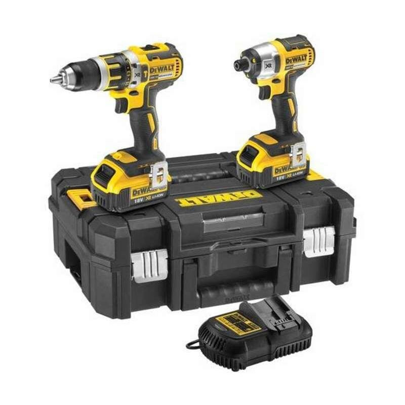 DCK259M2T 18v Brushless Twin Pack 2x4.0Ah Li-Ion Batteries - Dewalt