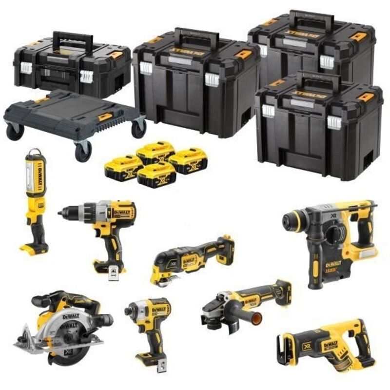 DeWalt Akku-Schlagbohrschrauber-Set 18 V / 5Ah, DCK853P4T-QW