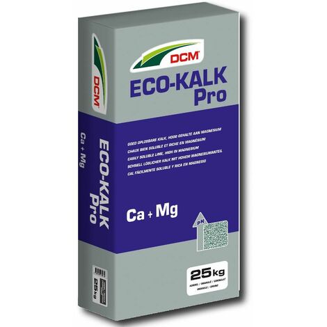 Dcm Bio Rasenkalk Eco Kalk Pro 25 Kg Gartenkalk Bodenkalk