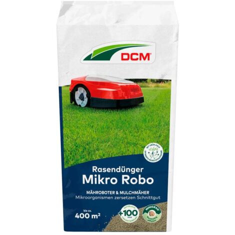DCM Rasendünger Mikro Robo 20 kg Grün-Kalk