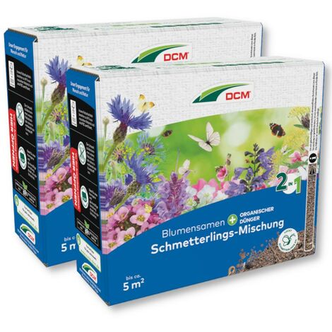 DCM Schmetterlings-Mischung 530 g Blumensamen  orgnischer Dünger Artenvielfalt