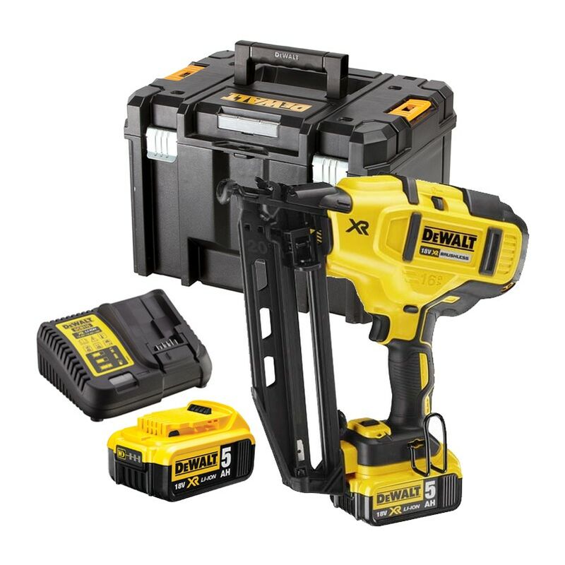 DCN660P2 Cordless xr Brushless Second Fix Nailer 18V 2 x 5.0Ah Li-ion DEWDCN660P2 - Dewalt