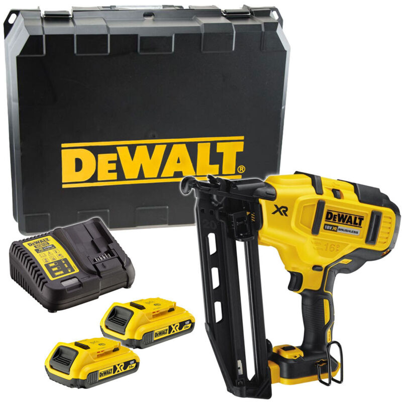 Dewalt - DCN660D2 18v xr Brushless Second Fix Framing Nailer + 2 x 2.0Ah Batteries