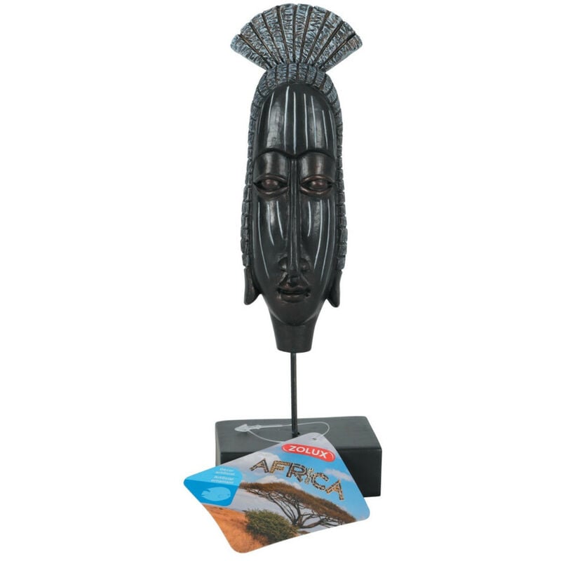 Zolux - Décoration Africa masque Femme taille l. Aquarium.
