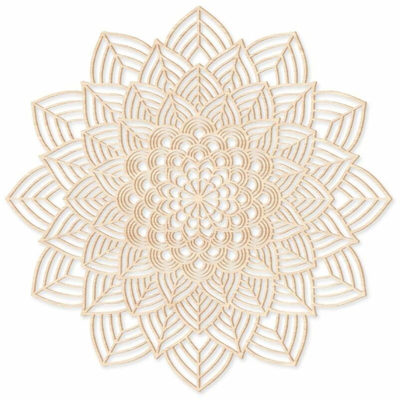 Décoration murale en bois Mandala