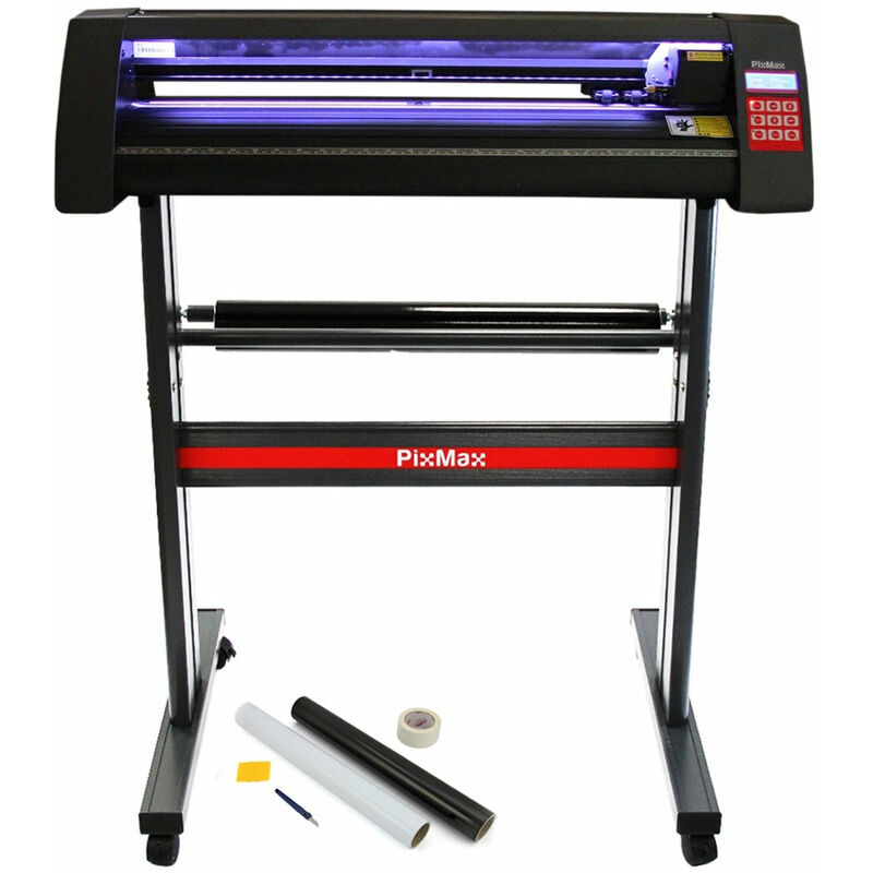 Monster Shop - PixMax Découpe de vinyle 72 cm led - Plotter, Découper, Création T-Shirt, Autocollant, Personnalisation [12 SignCutPro2, Pack Outils
