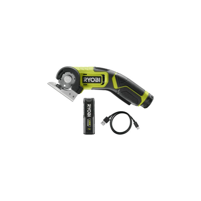 Ryobi - Mini-scie RCT4-120G - 4V - 1 Batterie 2.0Ah - Câble usb c