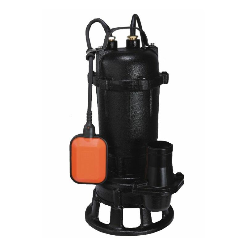 

Hucoco - DCRAFT | Bomba sumergible para aguas sucias con trituradora + flotador | Flujo 25000l | Potencia 3200W l Bomba de evacuación de agua - Negro