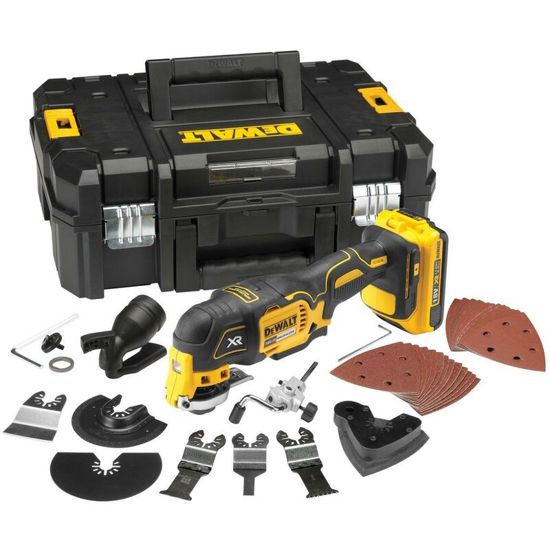 DCS355D1 18v xr Oscillating Multi Tool + 35 Piece Accessory + TStak Case - Dewalt