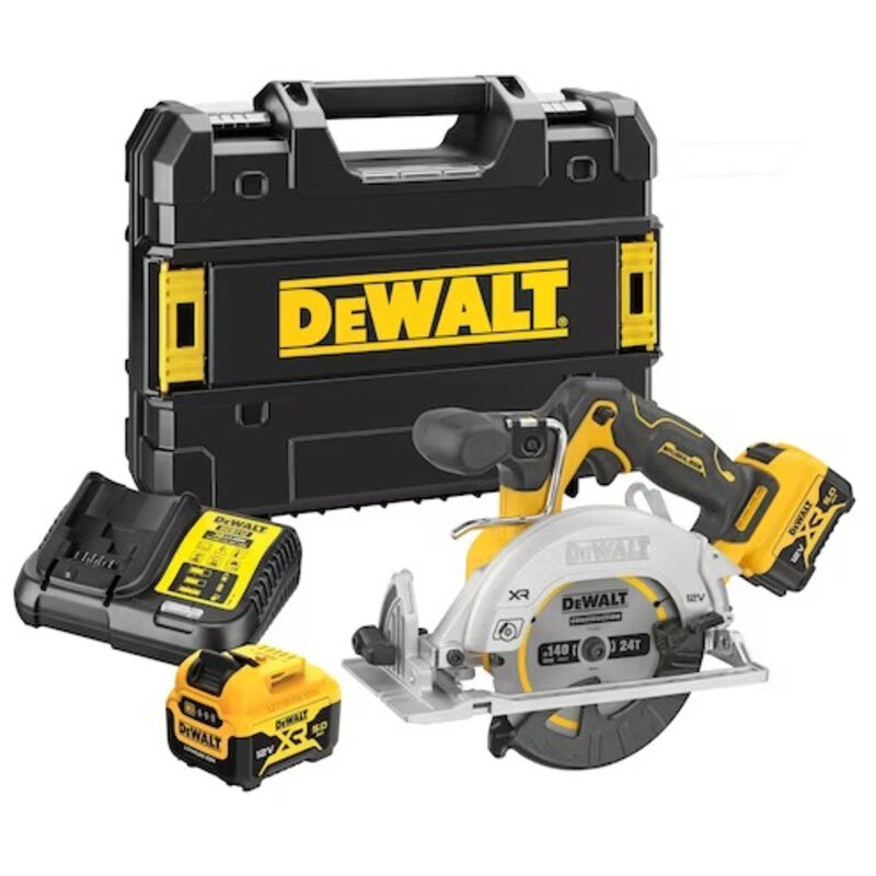 Scie circulaire Dewalt DCS512P2-QW xr 12V Brushless 140 mm