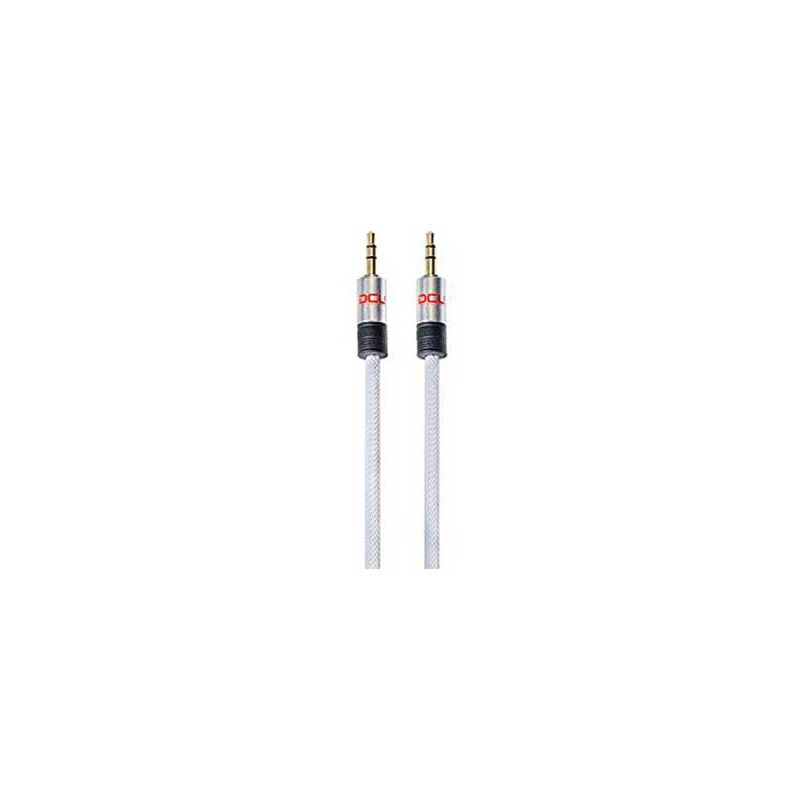 

cable blanco jack 3.5 st macho a jack 3.5 st macho 2 metros - DCU