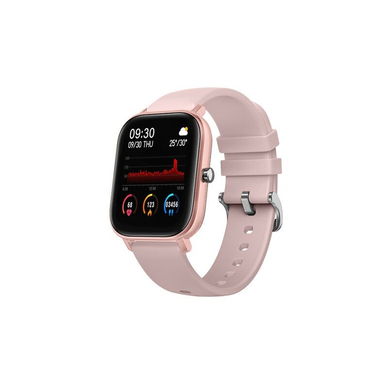 

Smartwatch curved glass rosa